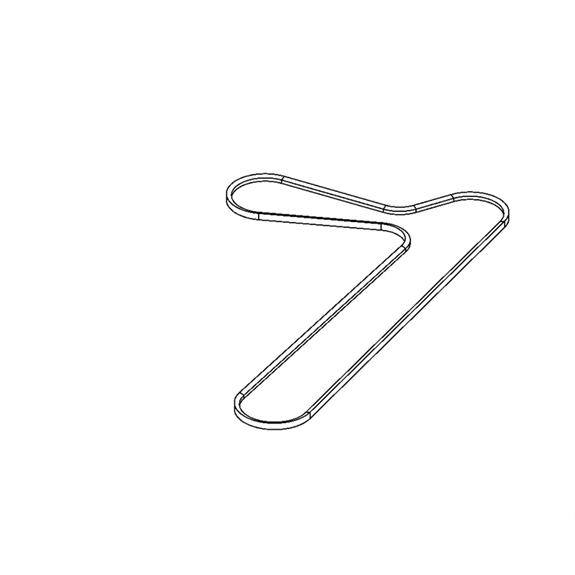 Zero-Turn V-Belt - Raw Edge