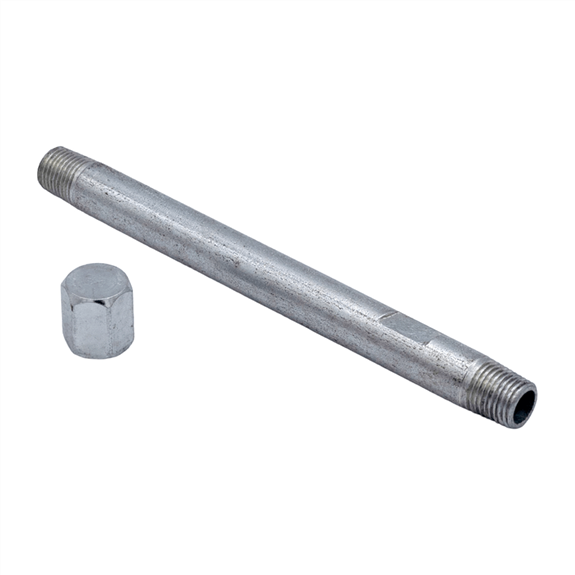 Engine Front Oil Drain Pipe With Threaded Cap