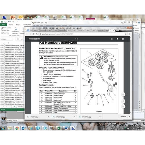 Ariens Sno-thro And Lawn Mower Brake Replacement Kit