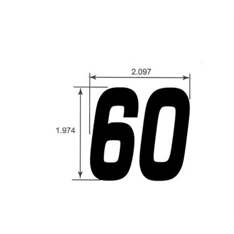 Decal, 60 in.