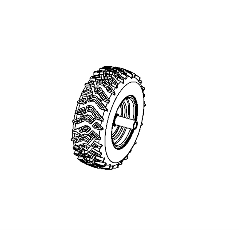 Tire/wheel,lh 16x6.5-8 Diff T2