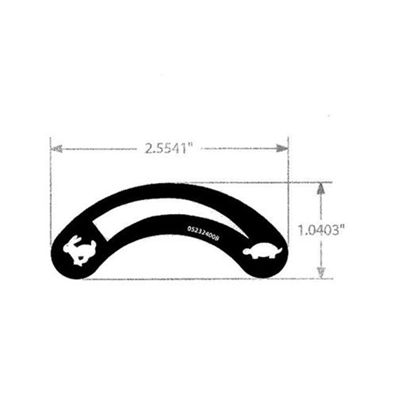 Ariens Walk-behind Mower Decal, Turtle Rabbit