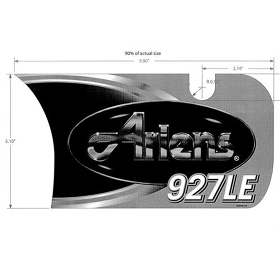 Decal, Front Dash-927le