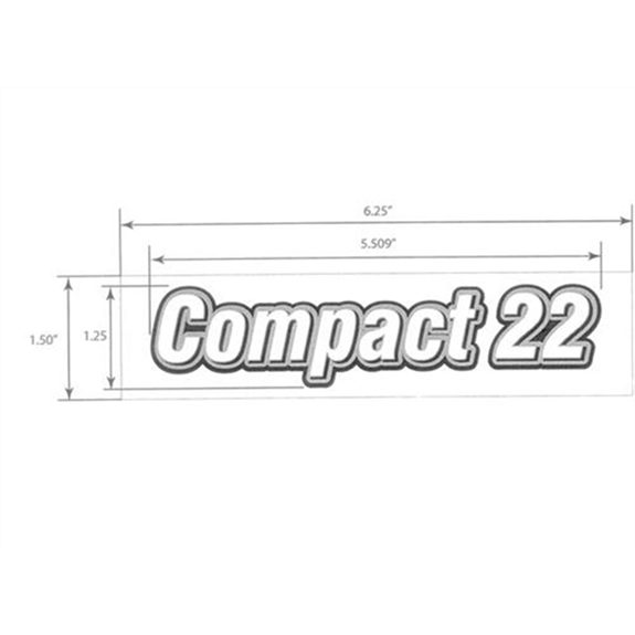 Decal, Compact 22