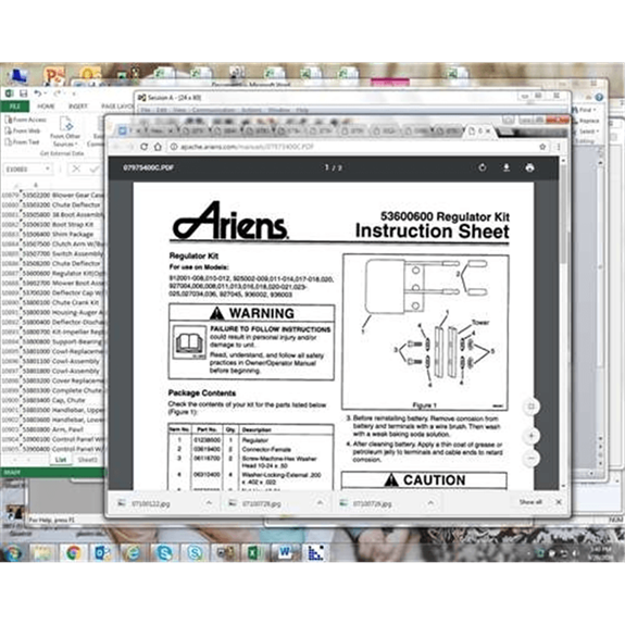 Ariens Lawn Tractor Regulator Kit