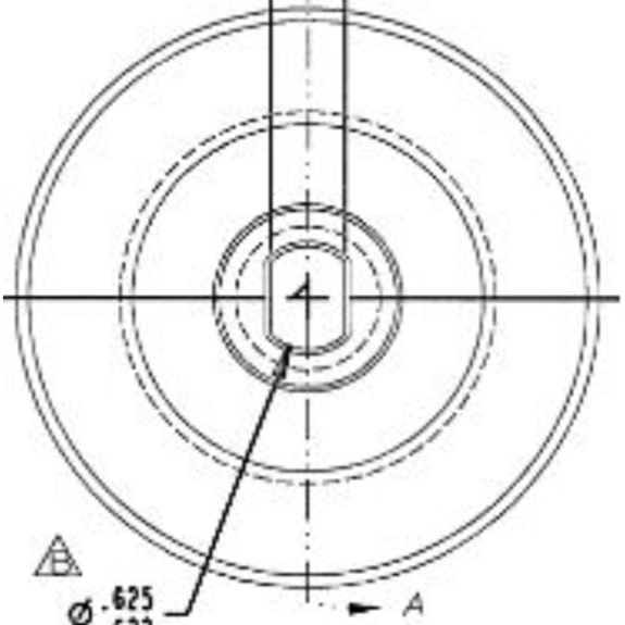 Ariens String Trimmer Pulley-v 3.50 O.d. X .87 Wide