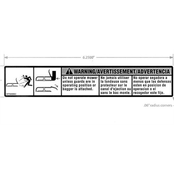 Decal, Warning