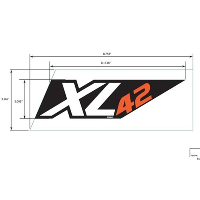 Ariens Lawn Mower Decal, Right Hand Side Panel 42xl