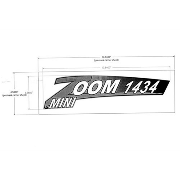 Ariens Lawn Mower Decal, Mini  1434