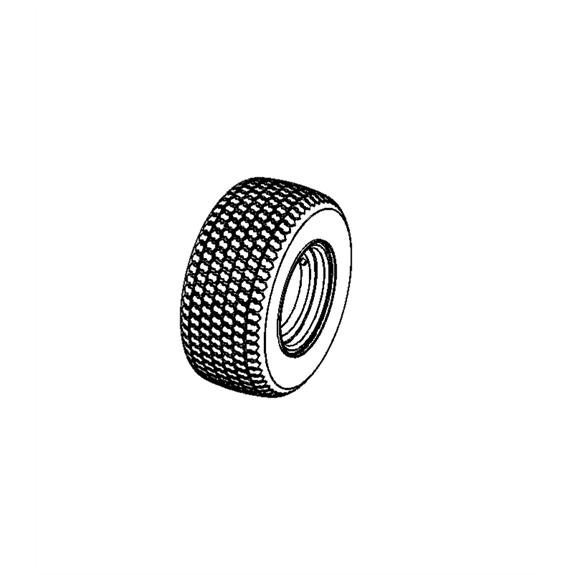 Asm, Whl/tire 16x7.50-8 Husqgr