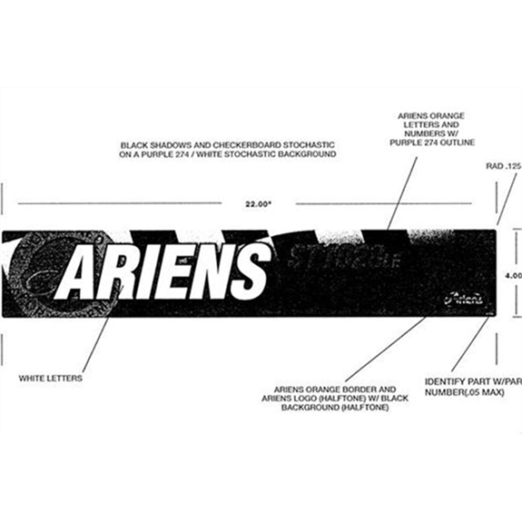Ariens Sno-thro And Lawn Mower Decal, Bloweright Handsg St1028le