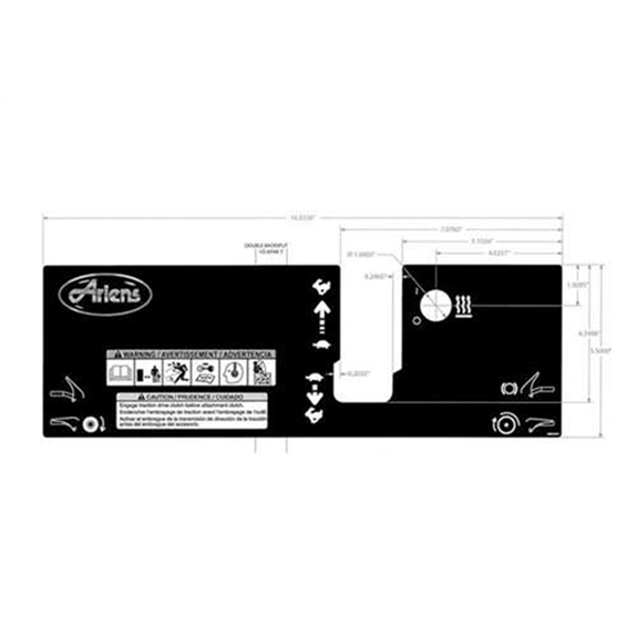 Decal, Control - 936 Ariens