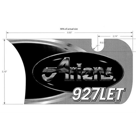 Ariens Sno-thro Decal, Front Dash - 927let