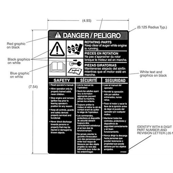 Decal, Danger