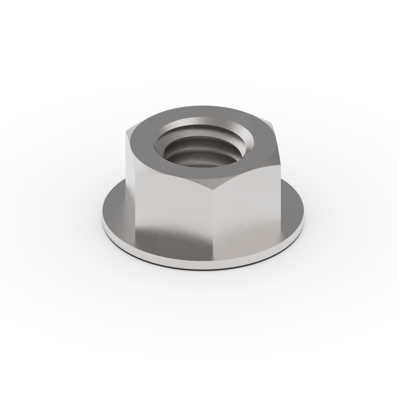 Nut-spnlk-flg .25-20 Zc120