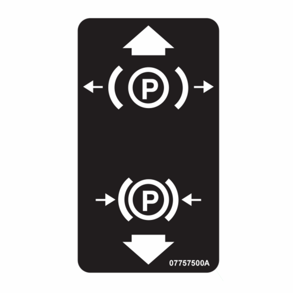 Ariens Lawn Mower Decal, Parking Brake Lever