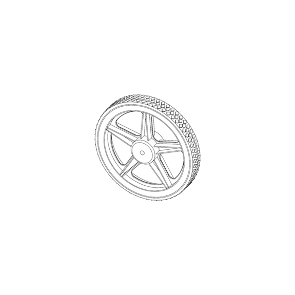 Wheel-12.000 X 1.750 X .500