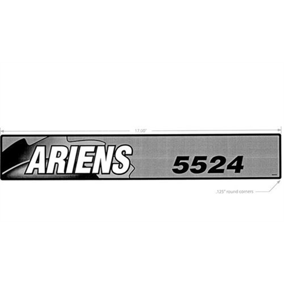 Ariens Sno-thro Decal, Front Panel, St5524