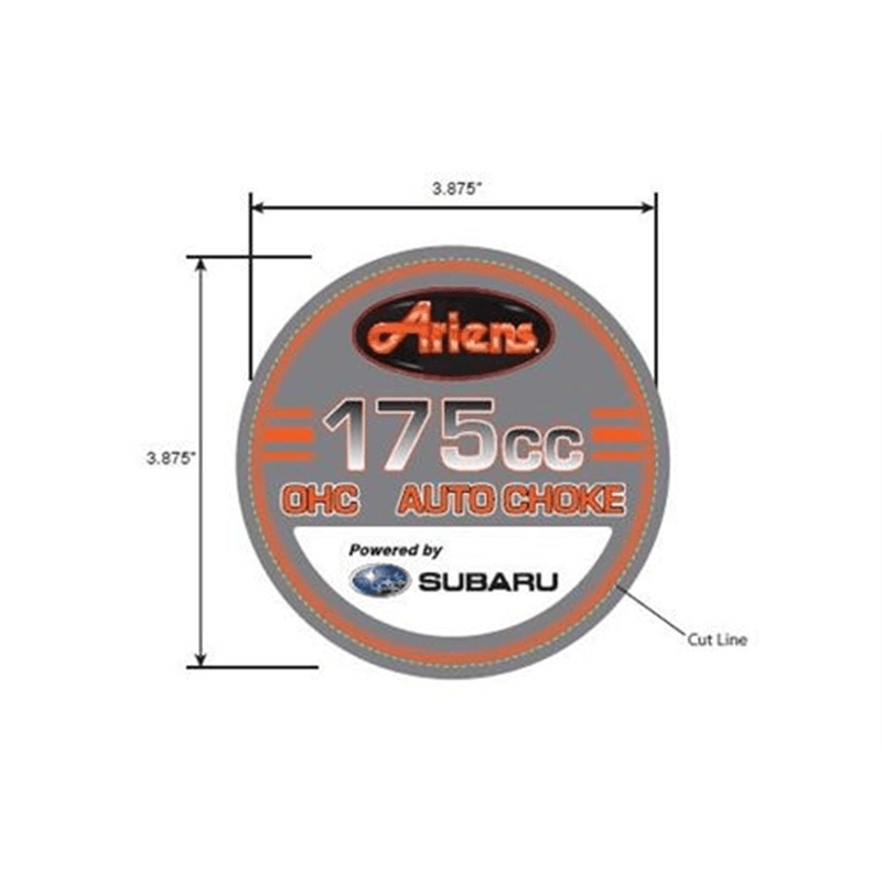 Ariens Walk-behind Mower Decal, Engine Style, Ariens Ce