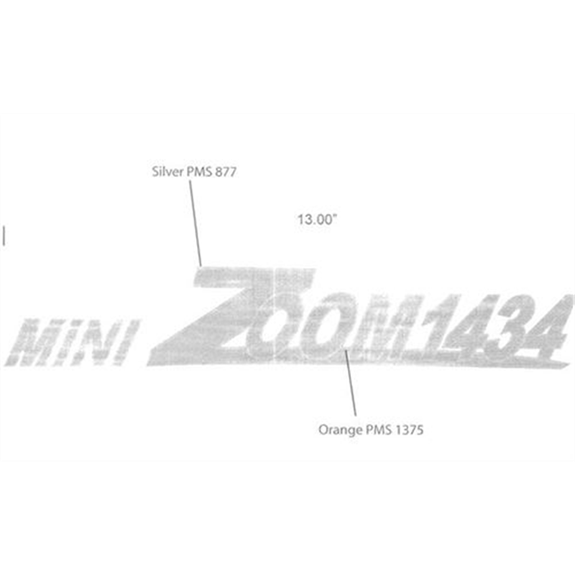 Ariens Lawn Mower Decal, Mini  1434