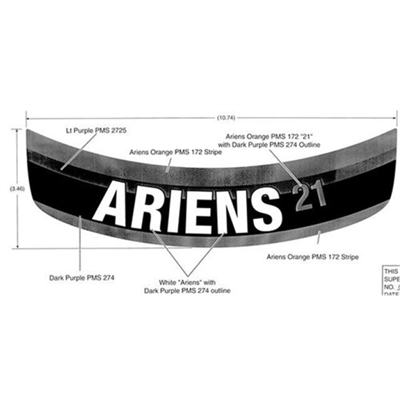 Ariens Walk-behind Mower Decal, Ariens 21 Deck