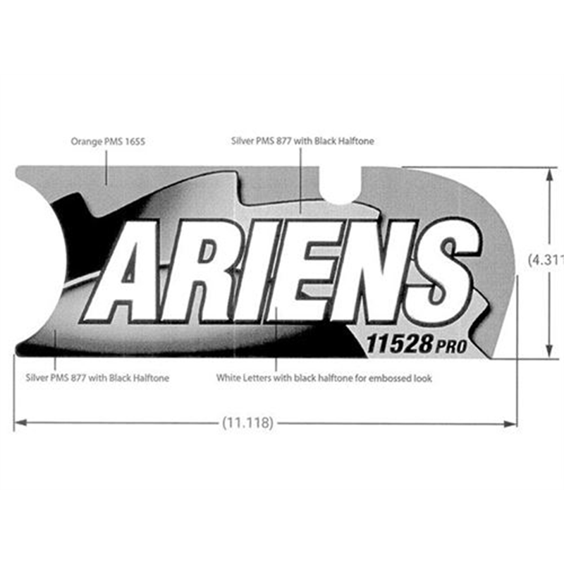 Ariens Sno-thro Decal, Front Panel - 11528