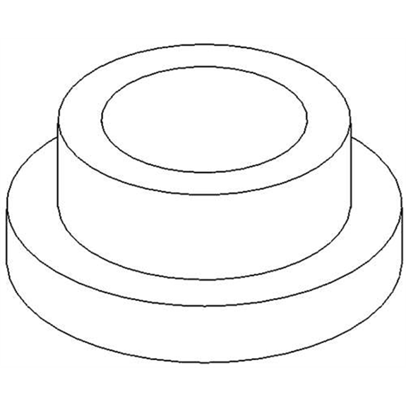 Ariens Sno-thro Bushing, Flange .391x.56x.313x.75