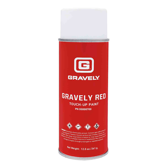 Gravely Red Touch-up Spray Paint Enamel 12 OZ