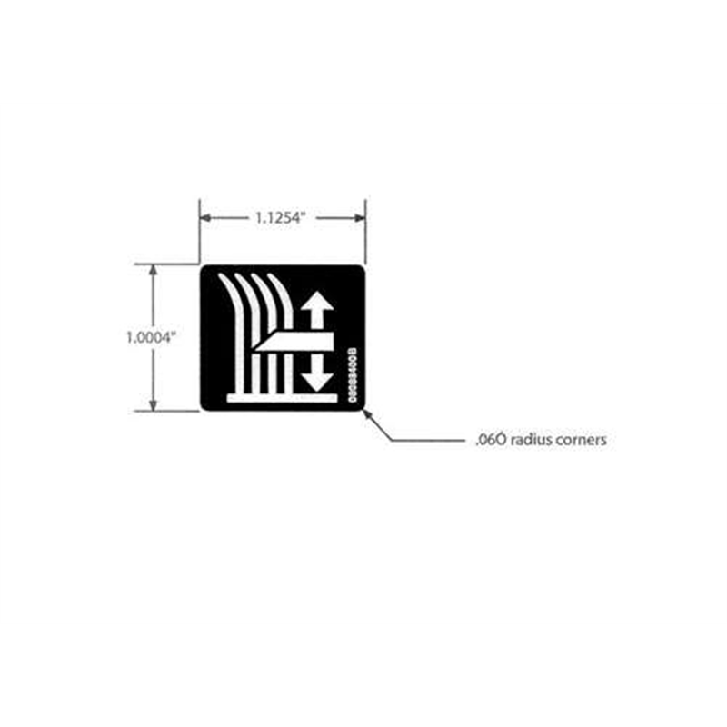 Ariens Lawn Mower Decal, Cut Height