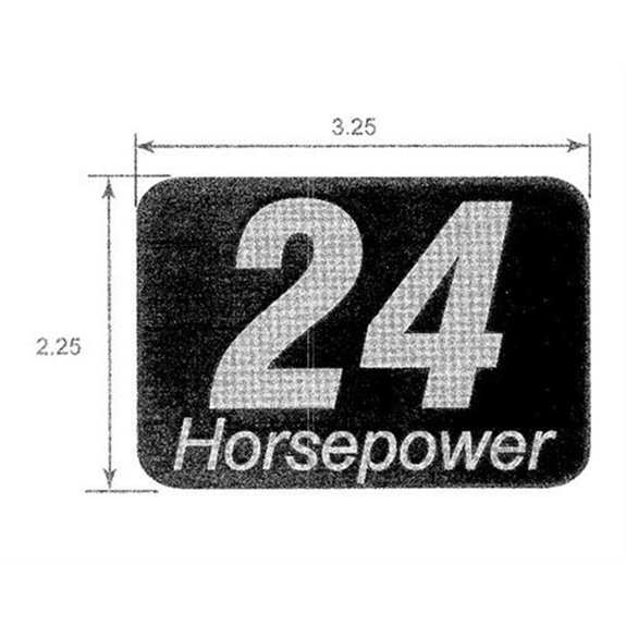 Decal, 24hp