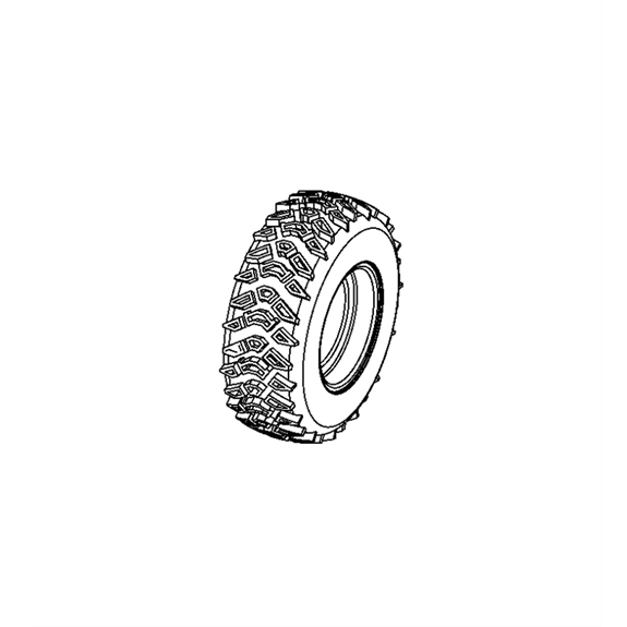 Tire/wheel,rh 16x6.5-8 Diff T2