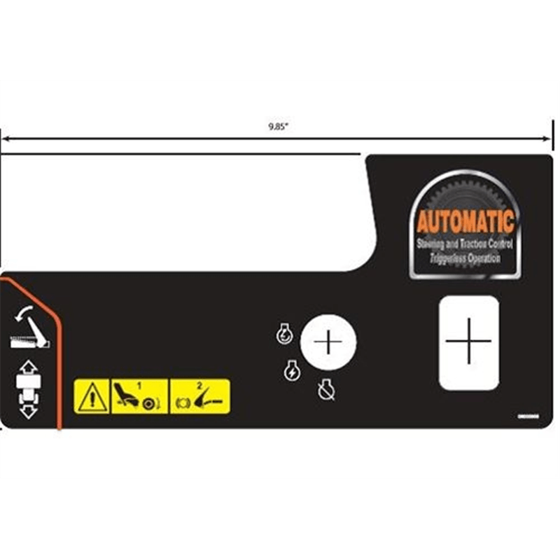 Ariens Sno-thro Decal, Control - Lg 12v Brush