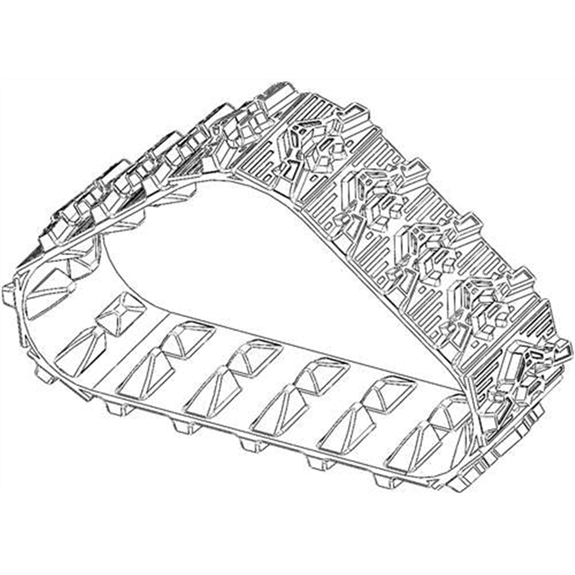 Ariens Snow Blower Rubber Track 04548500