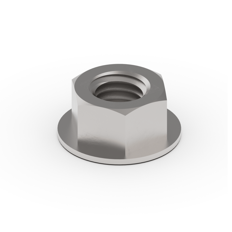 1/4 in Top Lock Flange Nut