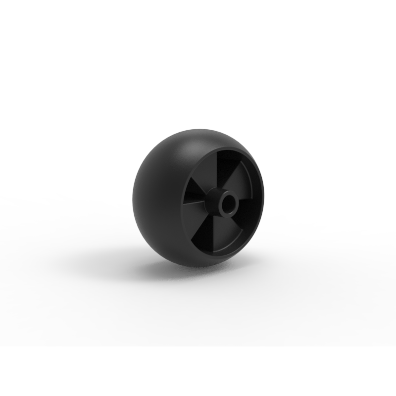 5 in x 3.3 in Anti-Scalp Wheel