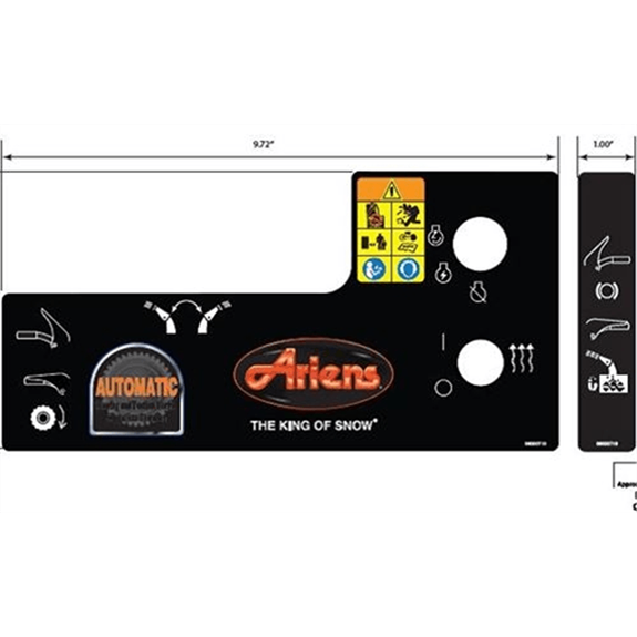 Decal, Control - Pro 12v