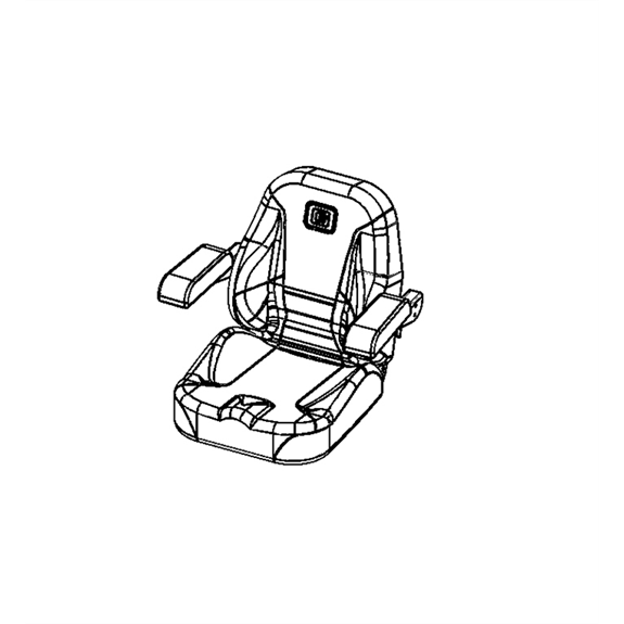 Gravely Seat with Armrests