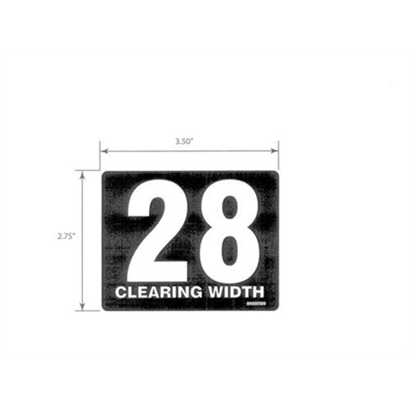 Ariens Sno-thro Decal, Housing, 28