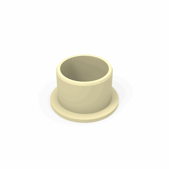 Ariens Sno-thro And Lawn Mower Bushing, Flange 0.75 X 0.875 X .625 X 1.125