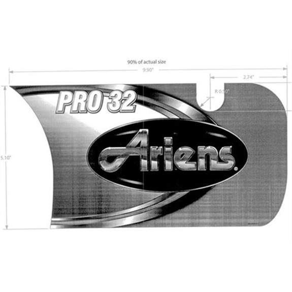 Ariens Sno-thro Decal, Pro 32