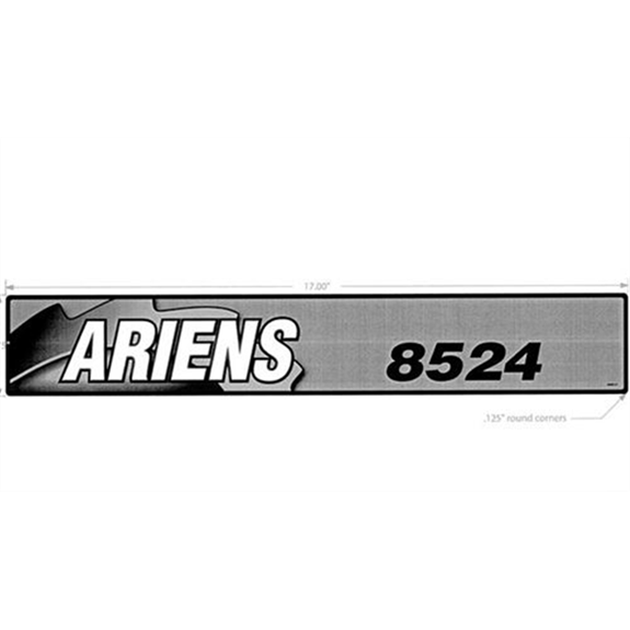 Decal, Front Panel 8524