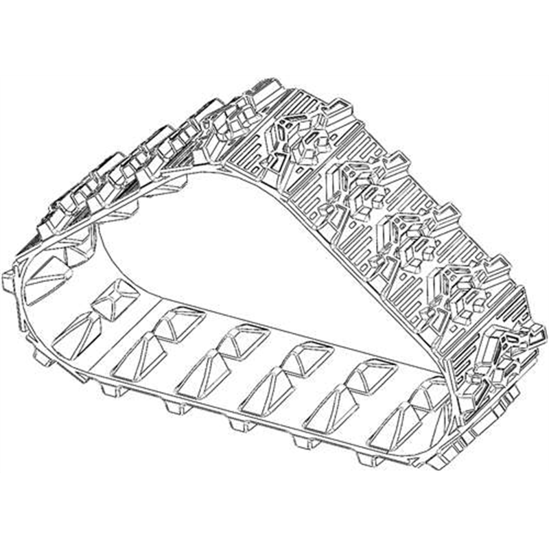 Ariens Snow Blower Rubber Track 04548500