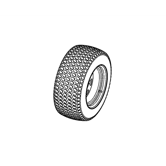 22x10-12 Rear Tire & Wheel Assembly – K500 Super Turf