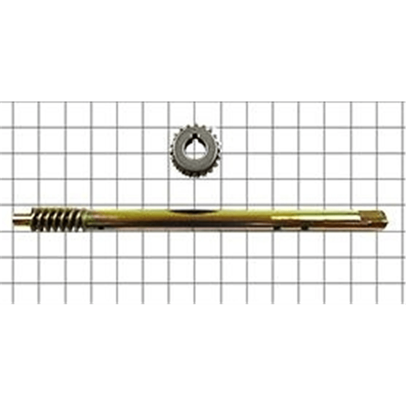 Ariens Snow Blower Shaft And Worm Gear Assembly