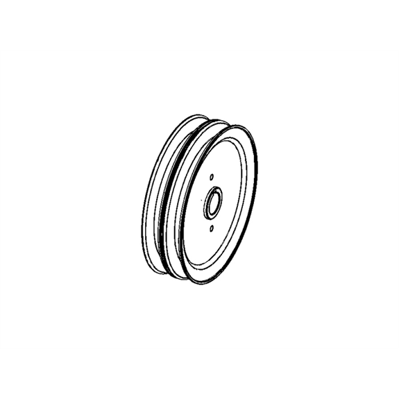 Pulley, Double-1 in.x7.50 in.&7.50 in.