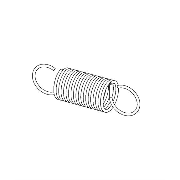 Ariens Zero Turn Mower Spring, Tension .041 X .500 X 1.750