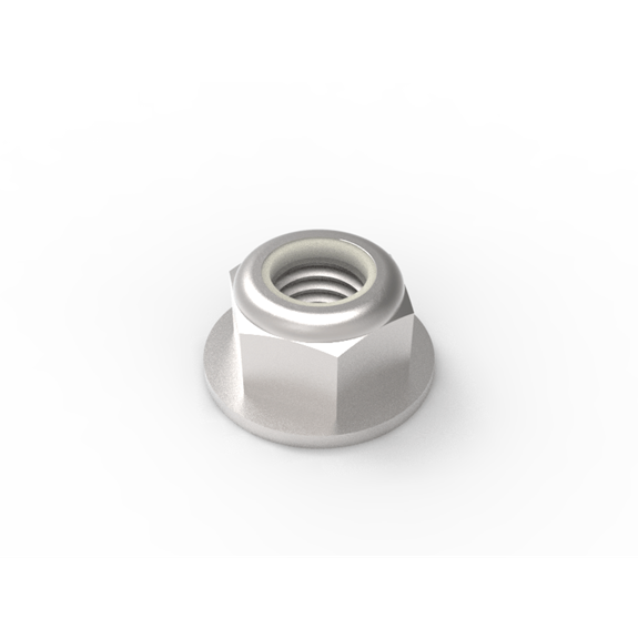 1/2 in Nylon Flange Lock Nut