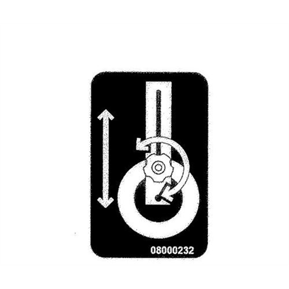 Decal, Edger Drop Wheel