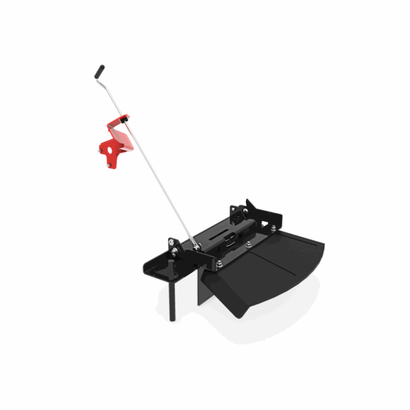 Operator Controlled Discharge Baffle