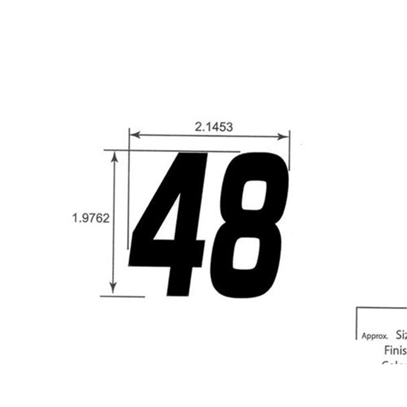Decal,  in.48 in. (pro Deck)